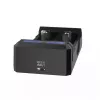 Akulaadija XTAR SC2 Li-ioon 18650 USB-C 2 pesa, USB-C toide, LED-indikaatorid, must