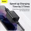 Siselaadija Baseus TZCCSUP-L01, USB-C 1 port, 18W, 100–240V AC, 1 m kaabel, must