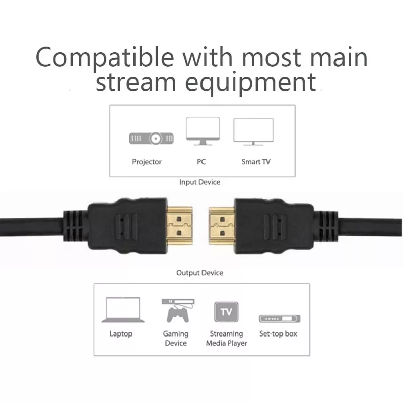 Techly ICOC HDMI-4-100NE HDMI-kaabel 10 m HDMI tüüp A (Standard) must