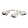 Microconnect MONG2H VGA-kaabel 0,3 m VGA (D-Sub) 2 x VGA (D-Sub) Hall