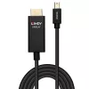 Lindy 2m Aktiivne Mini DisplayPort-HDMI-kaabel HDR-iga