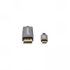 Manhattan USB-C–DisplayPort 1.4 kaabel, 8K@60Hz, 3m, isane-isane, mitte kahesuunaline, must, kolmeaastane garantii