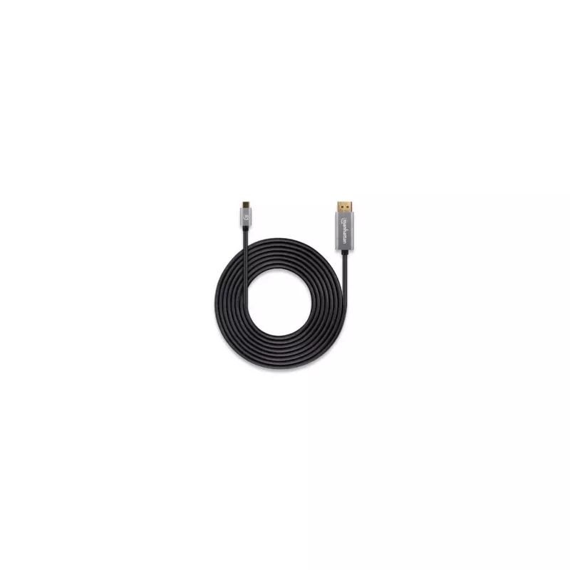 Manhattan USB-C–DisplayPort 1.4 kaabel, 8K@60Hz, 3m, isane-isane, mitte kahesuunaline, must, kolmeaastane garantii