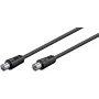 Microconnect COAX015 koaksiaalkaabel 1,5 m Must