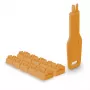 Pordiblokeerija Lindy RJ45 pordilukud oranžid 10 × + 1 võti