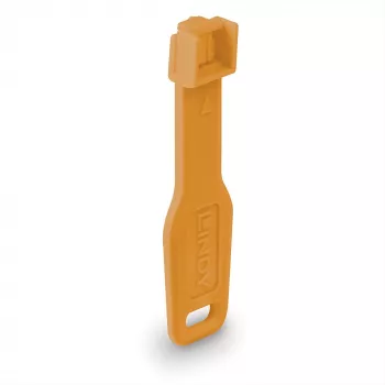 Pordiblokeerija Lindy RJ45 pordilukud oranžid 10 × + 1 võti