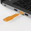 Pordiblokeerija Lindy RJ45 pordilukud oranžid 10 × + 1 võti
