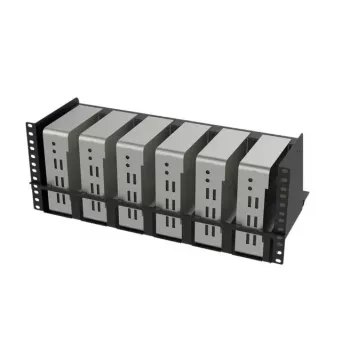 Mini PC šassii Lanview LVR-MINIPC-BRACK-4UBL — kompaktne metallist korpus, mudel LVR-MINIPC-BRACK-4UBL
