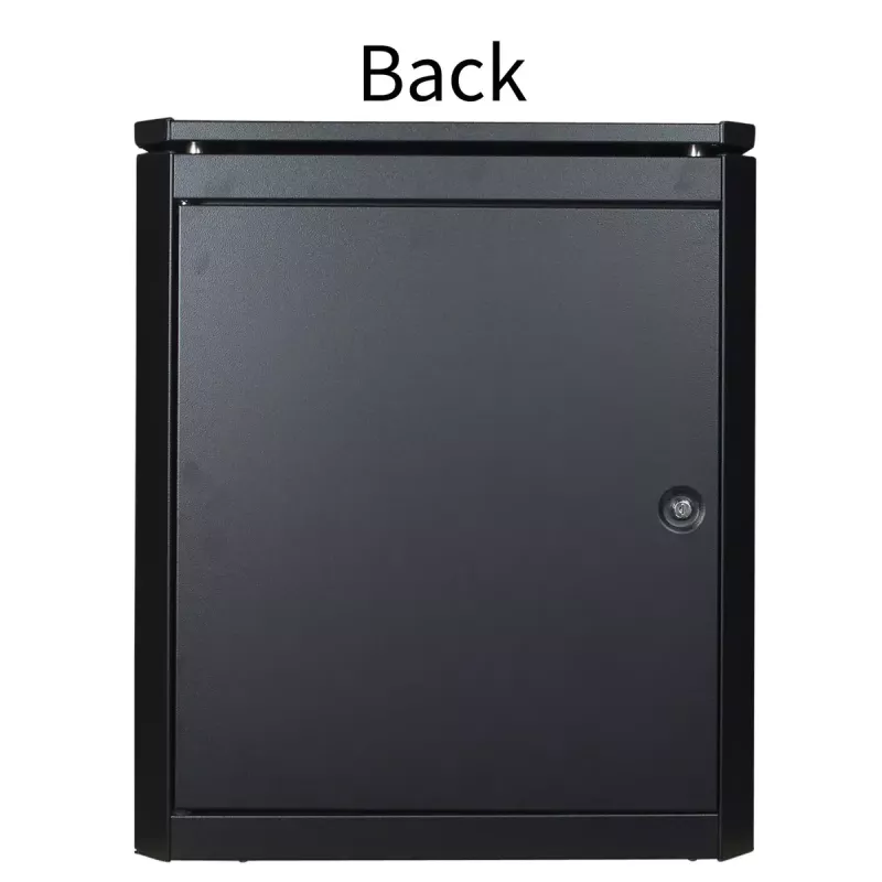 Eraldiseisev rack Lanview RDL12U66BL — 12U, 600 kg, võtmelukk, reguleeritavad jalad, kaablihaldus, IP40, must