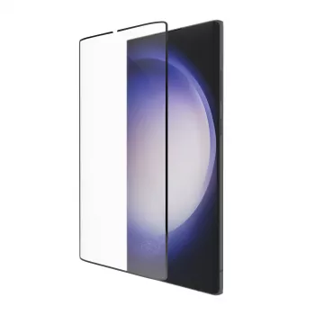 dbramante1928 Eco-Shield Samsung Galaxy S23 Ultra must äär tolmukindel kriimustuskindel karastatud klaasist ekraanikaitse