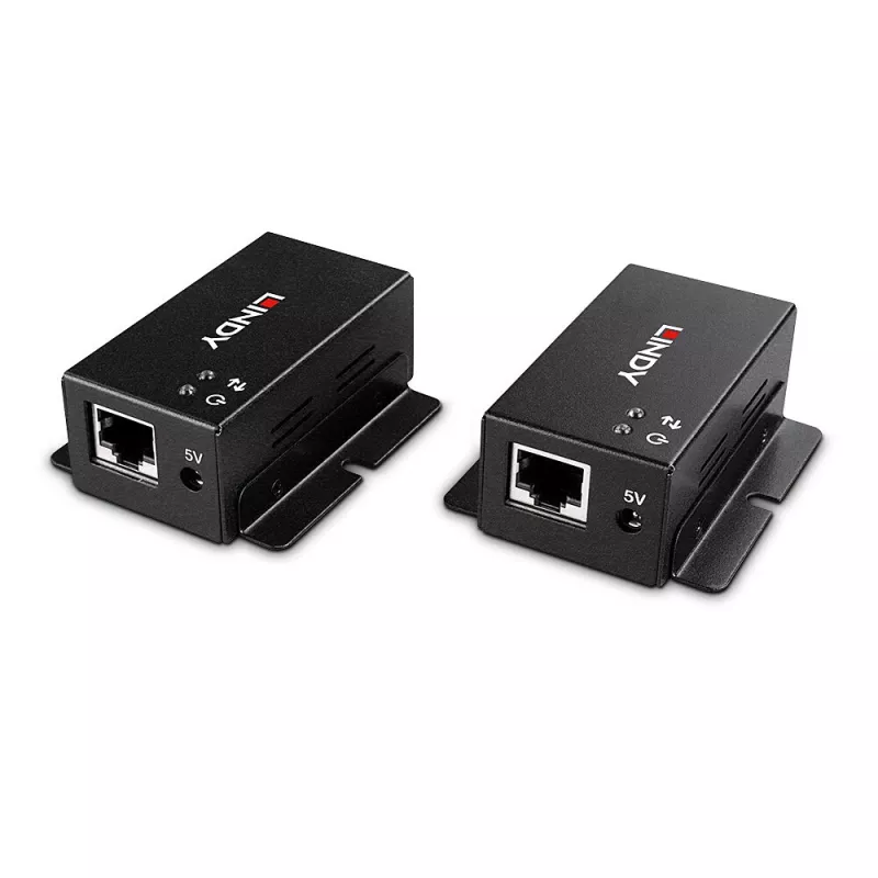 Võrgusaatja ja -vastuvõtja Lindy 50m 2-pordiline USB 2.0 Cat. 6 pikendaja