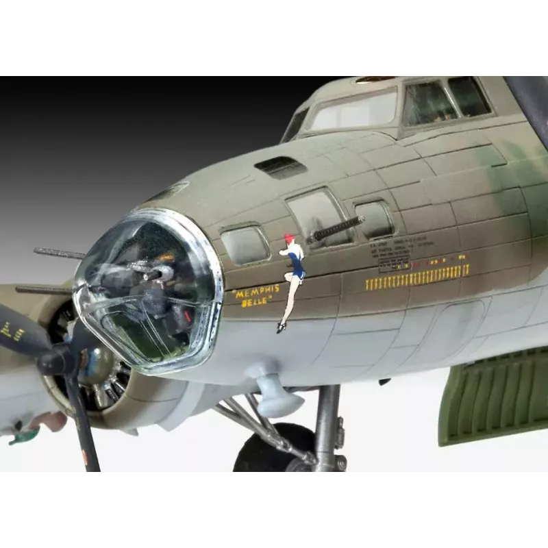 Fikseeritud tiivaga lennuki mudel Revell B-17F Memphis Belle