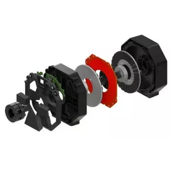 Thrustmaster T598X rool ja pedaalid, must/punane, USB juhtmega, analoog/digitaal, PC, PlayStation 4, PlayStation 5, metallkorpus