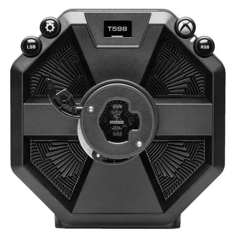 Thrustmaster T598X rool ja pedaalid, must/punane, USB juhtmega, analoog/digitaal, PC, PlayStation 4, PlayStation 5, metallkorpus