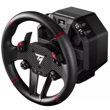 Thrustmaster T598X rool ja pedaalid, must/punane, USB juhtmega, analoog/digitaal, PC, PlayStation 4, PlayStation 5, metallkorpus