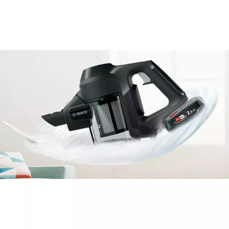 Bosch Serie 6 BBS611BSC pulkpihusti/elektriline luud 2-in-1 pulkpihusti Aku Kuiv Kotita Must 2,5 Ah