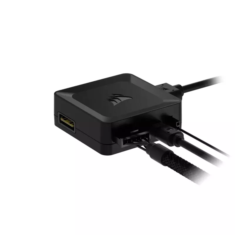 Ventilaatorikontroller Corsair iCUE LINK System Hub Must 1 tk