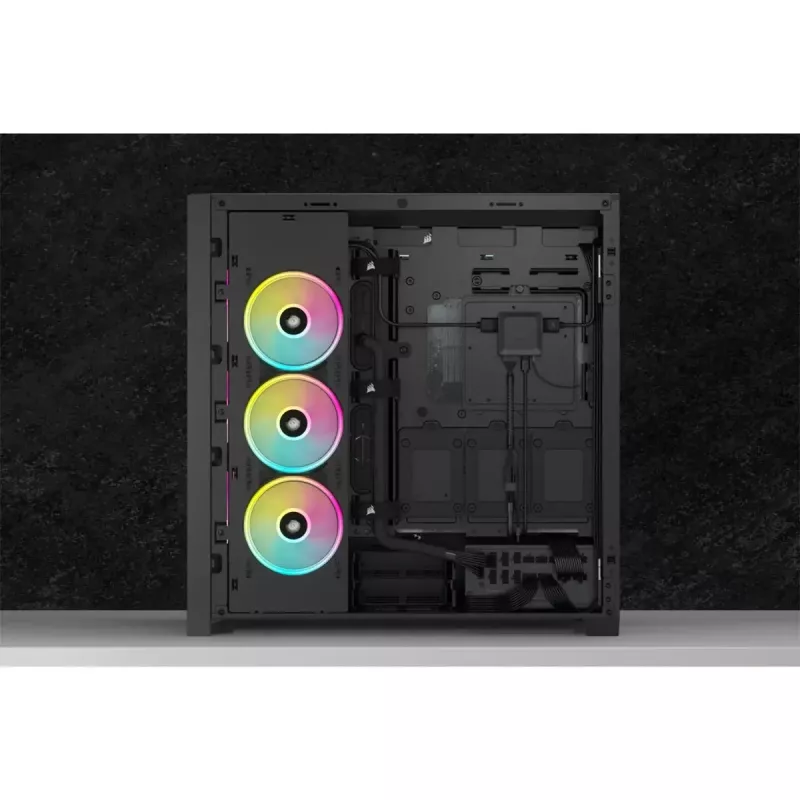 Ventilaatorikontroller Corsair iCUE LINK System Hub Must 1 tk