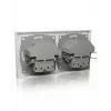 ICY BOX IB-MPS4200W-PD pistikupesa Tüüp F + USB A + USB C Valge
