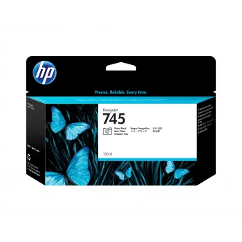 Kassett HP 745 - 130 ml - fotomust - originaal