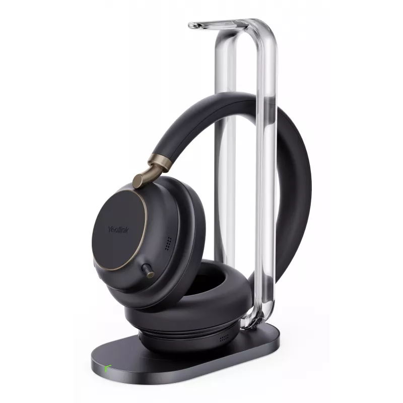 Yealink BH76 Plus koos laadimisalusega UC must USB-C/A peakomplekt