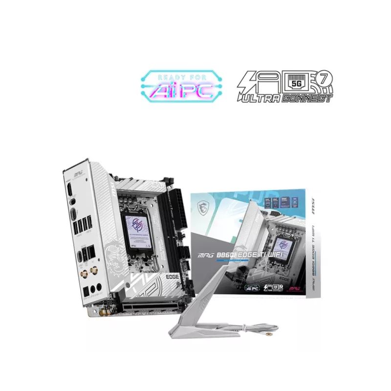 MSI MPG B860I EDGE TI WIFI emaplaat Intel B860 LGA 1851 (Socket V1) mini ITX