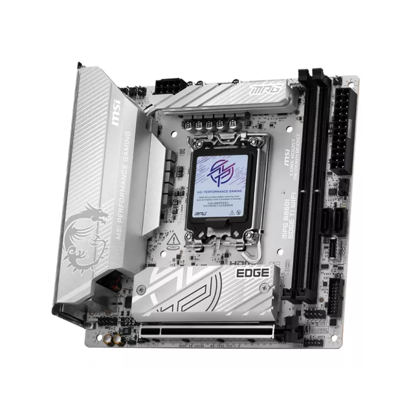 MSI MPG B860I EDGE TI WIFI emaplaat Intel B860 LGA 1851 (Socket V1) mini ITX