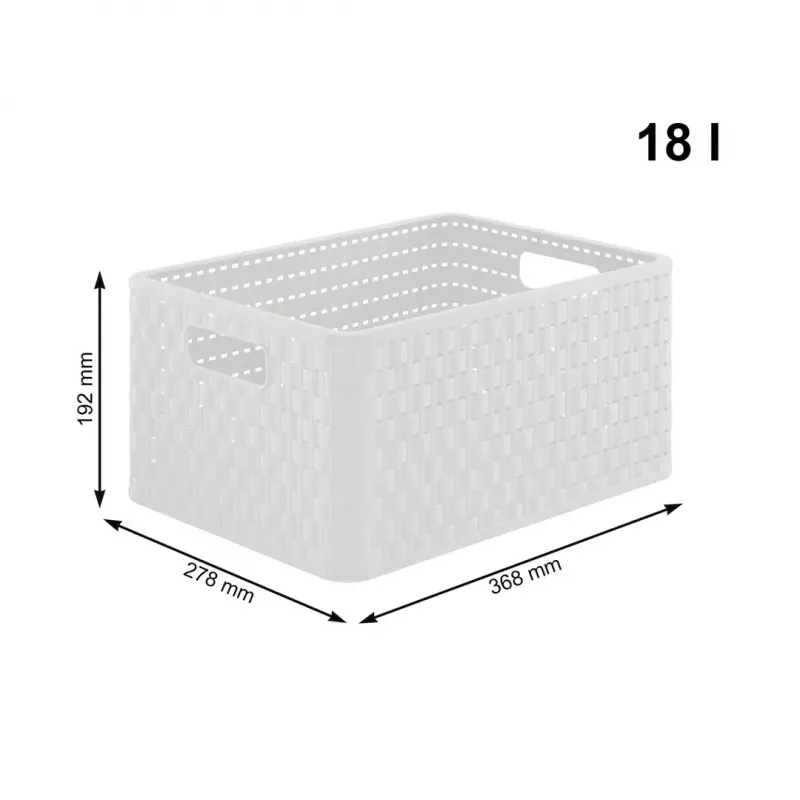 Riiul rotho Country plastikust hoiustamisriiul 3 sahtliga, valge, 71,2×32,5×37,5 cm, tehnopolümeer, rattad