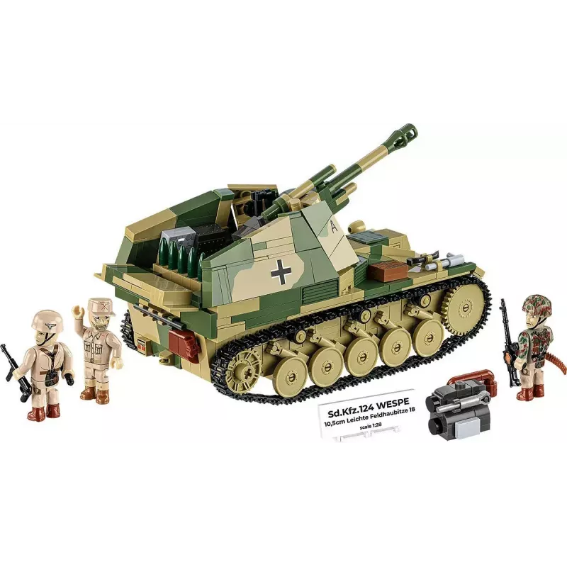 Cobi Blocks SD.KFZ.124 Wespe mudelikomplekt, 860 klotsi