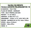 Cobi Blocks SD.KFZ.124 Wespe mudelikomplekt, 860 klotsi