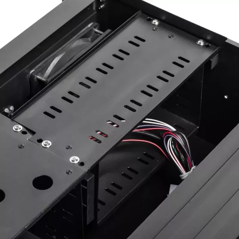 Arvutikorpus Netrack NP5105 Rack Must, Hõbedane
