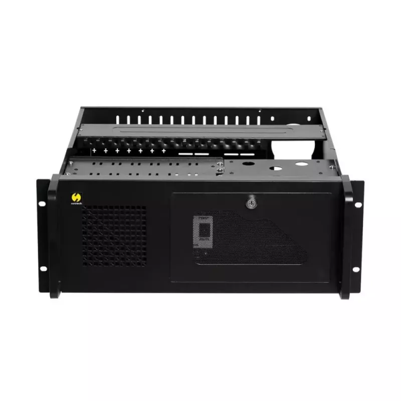 Arvutikorpus Netrack NP5105 Rack Must, Hõbedane