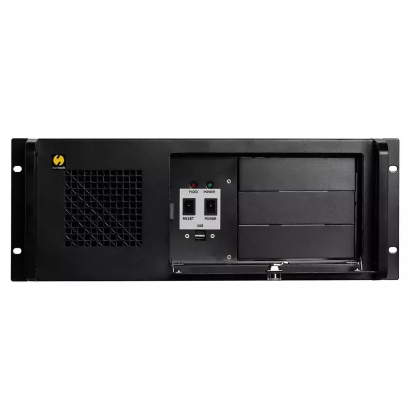 Arvutikorpus Netrack NP5105 Rack Must, Hõbedane