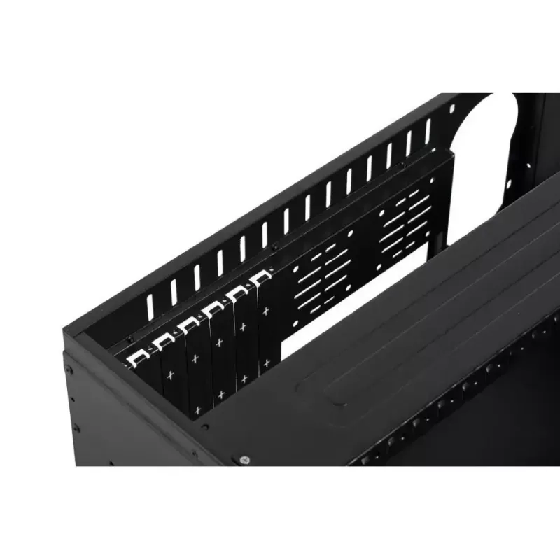 Arvutikorpus Netrack NP5105 Rack Must, Hõbedane