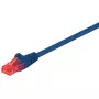 Goobay CAT 6 ühenduskaabel U/UTP sinine 0,5m RJ-45