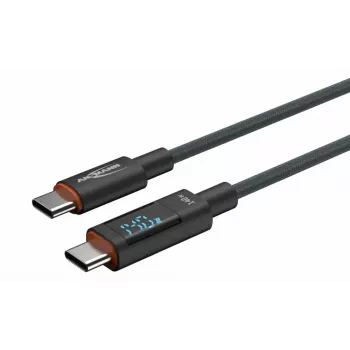 USB-kaabel Ansmann 1700-0176 USB 2.0 1,2 m USB-C Antratsiit