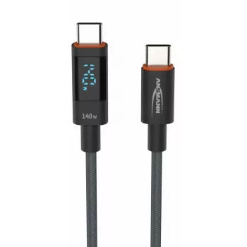 USB-kaabel Ansmann 1700-0176 USB 2.0 1,2 m USB-C Antratsiit