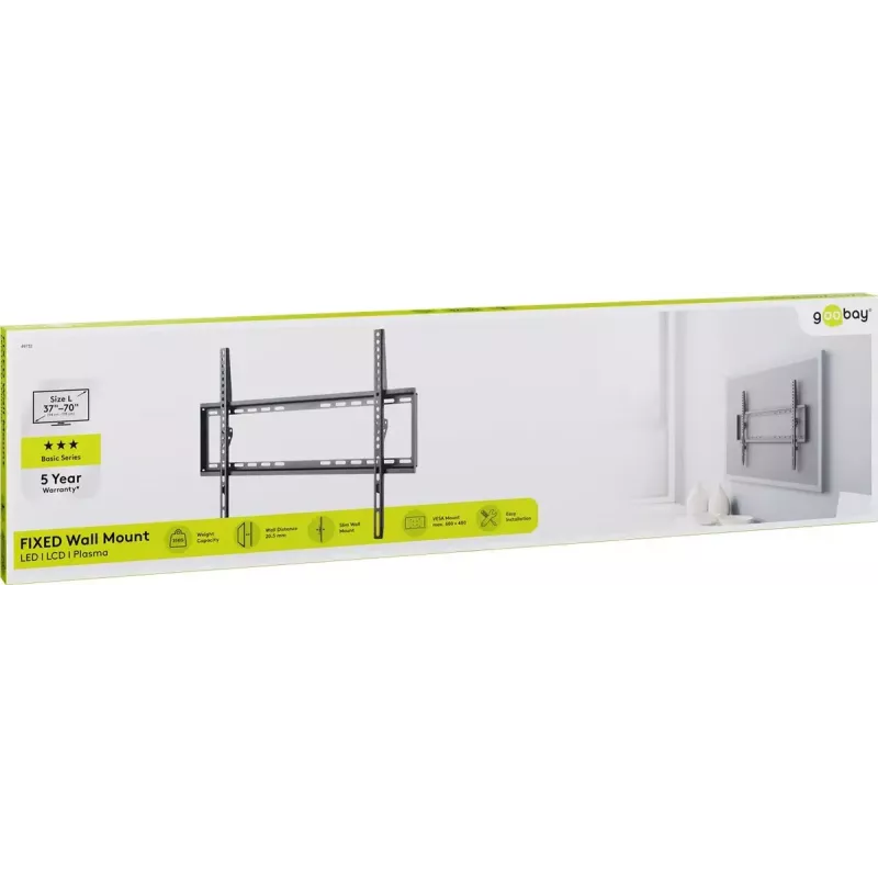 TV-kinnitus Goobay 49732 177,8 cm (70 tolli) Must