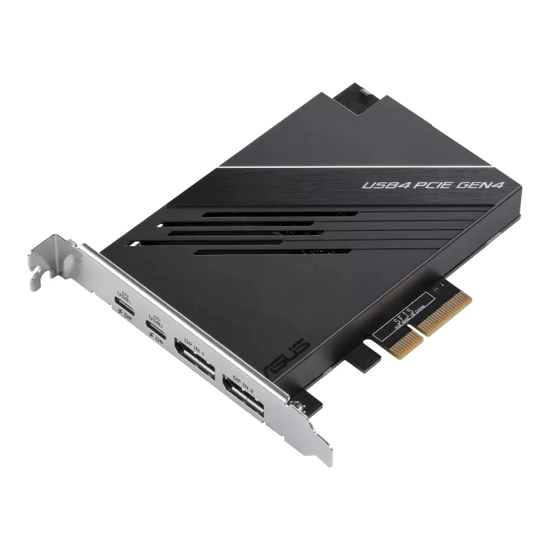 ASUS USB4 PCIe Gen4 Card liidesekaardid/adapterid Sisemine DisplayPort, USB USB-C