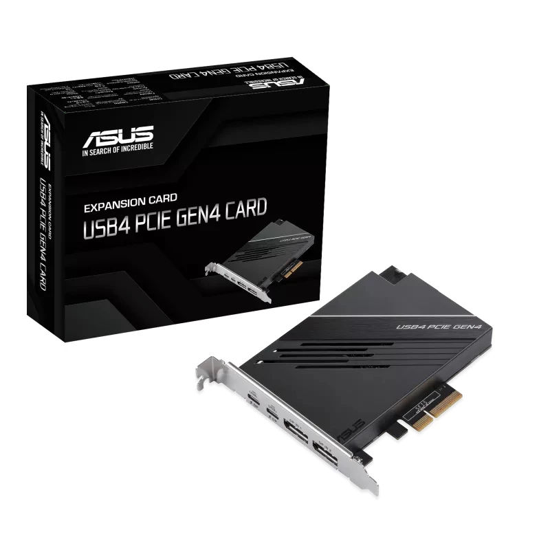 ASUS USB4 PCIe Gen4 Card liidesekaardid/adapterid Sisemine DisplayPort, USB USB-C