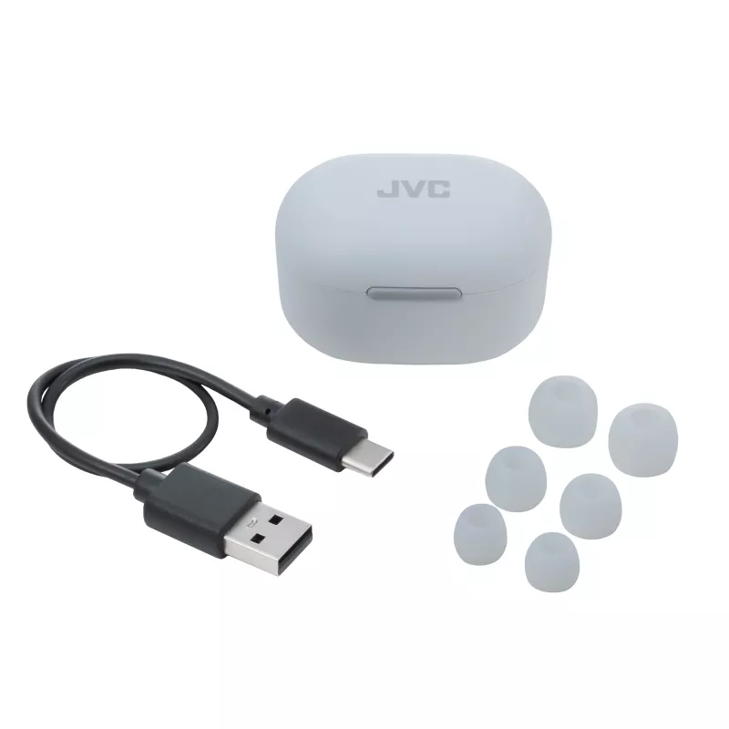 Peakomplekt JVC Active Noise Cancelling TWS Valge