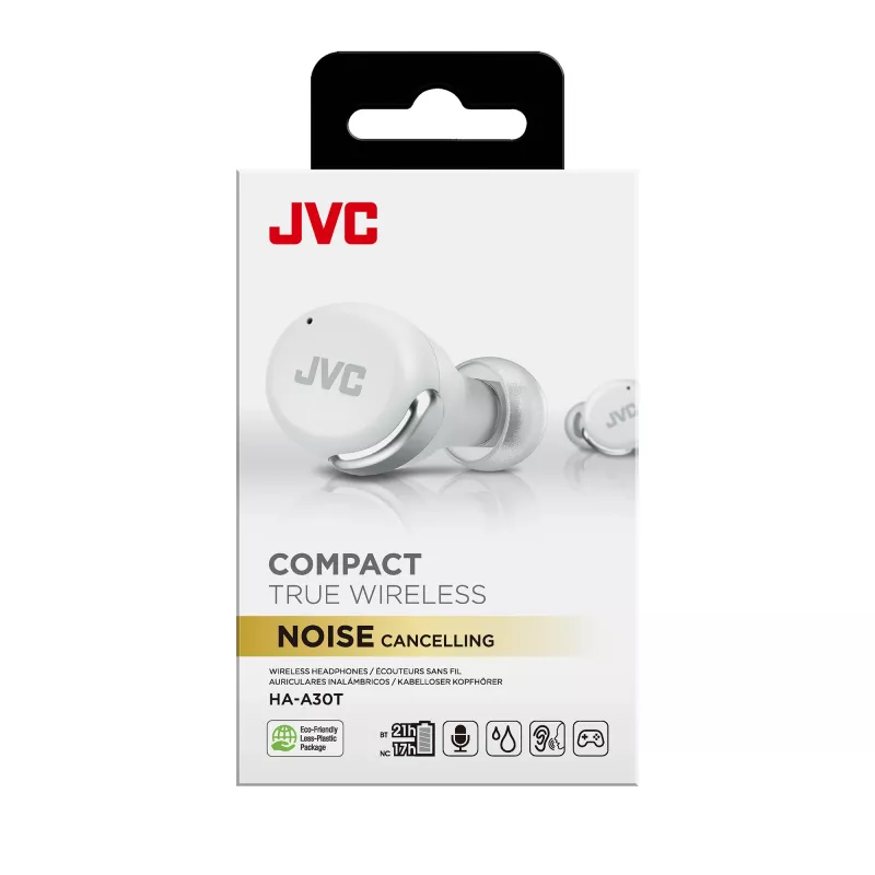 Peakomplekt JVC Active Noise Cancelling TWS Valge