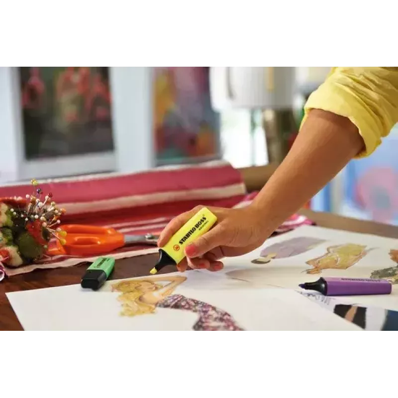 Marker STABILO BOSS Originaal peitliga otsik roosa