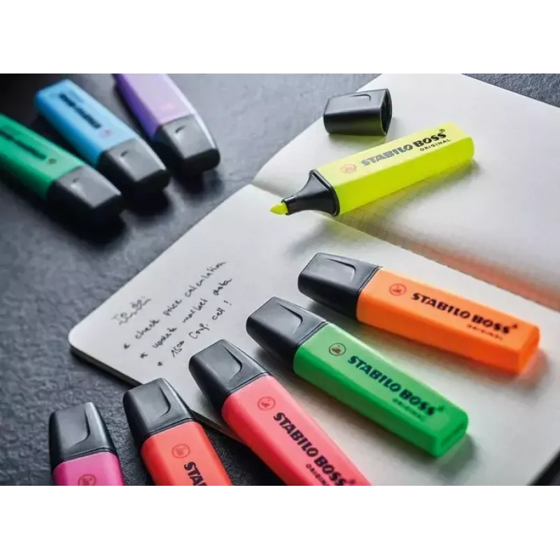 Marker STABILO BOSS Originaal peitliga otsik roosa