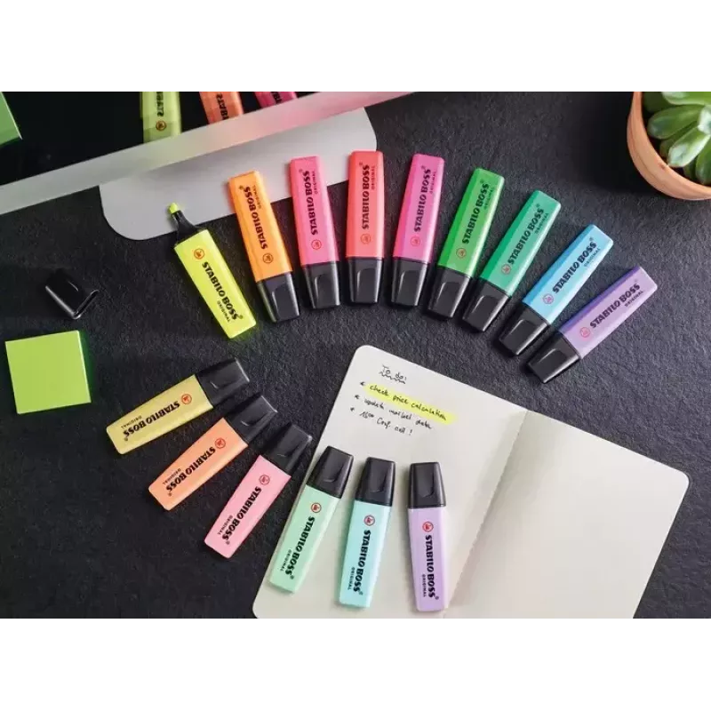 Marker STABILO BOSS Originaal peitliga otsik roosa