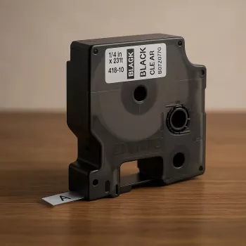 DYMO autentsed D1 sildid | Must trükk läbipaistval lindil | 6 mm x 7 m | Isekleepuvad sildid LabelManager sildivalmistajatele | Valmistatud Euroopas
