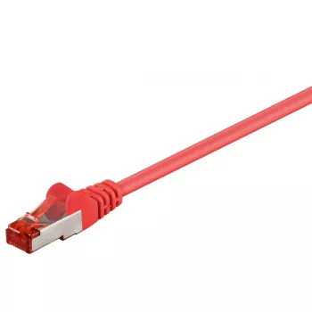 Goobay CAT 6 ühenduskaabel S/FTP (PiMF), 3 m, punane, RJ-45 RJ-45-le