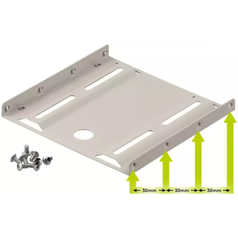 HDD kinnitusklamber Goobay 2,5 tolli 3,5 tollile 94343