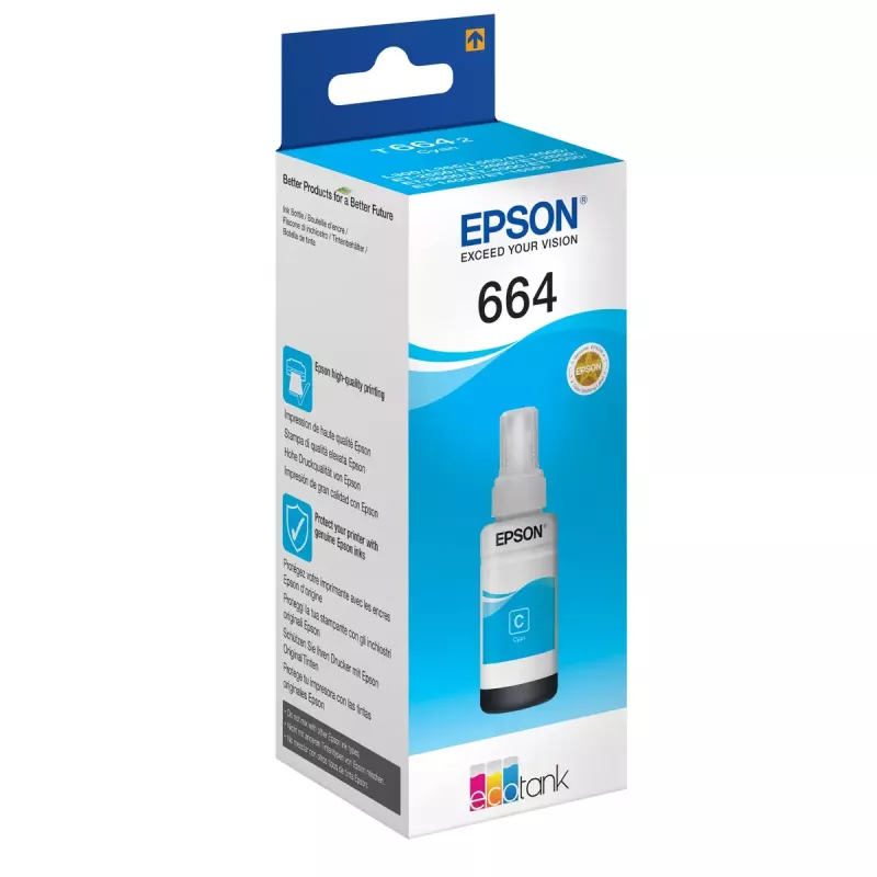 Epson 664 Ecotank tsüaan tindipudel (70 ml)