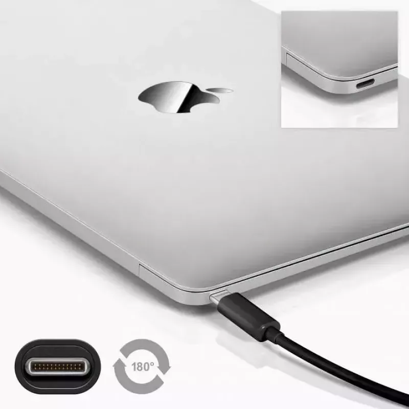 Goobay USB-kaabel USB 2.0 1m Micro-USB B USB C Must